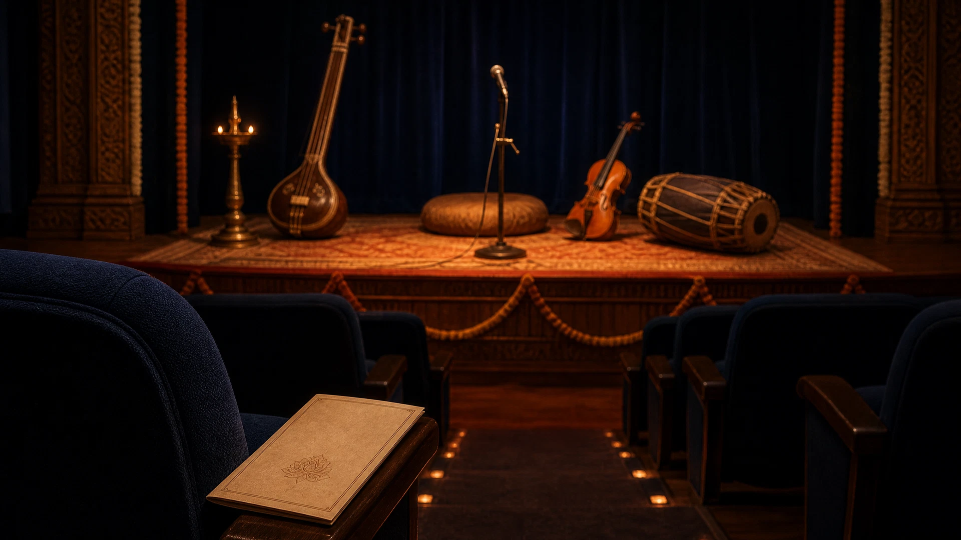 Going to a Carnatic Music Concert for the First Time: Everything You Need to Know feature image for this Carnatic music guide