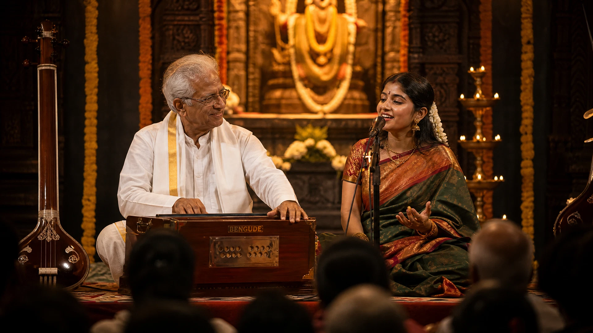 Bhaja Mana: What Makes Father-Daughter Carnatic Performances Unique feature image for this Carnatic music guide