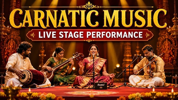 What is Carnatic Music? A Simple Guide for Beginners feature image for this Carnatic music guide