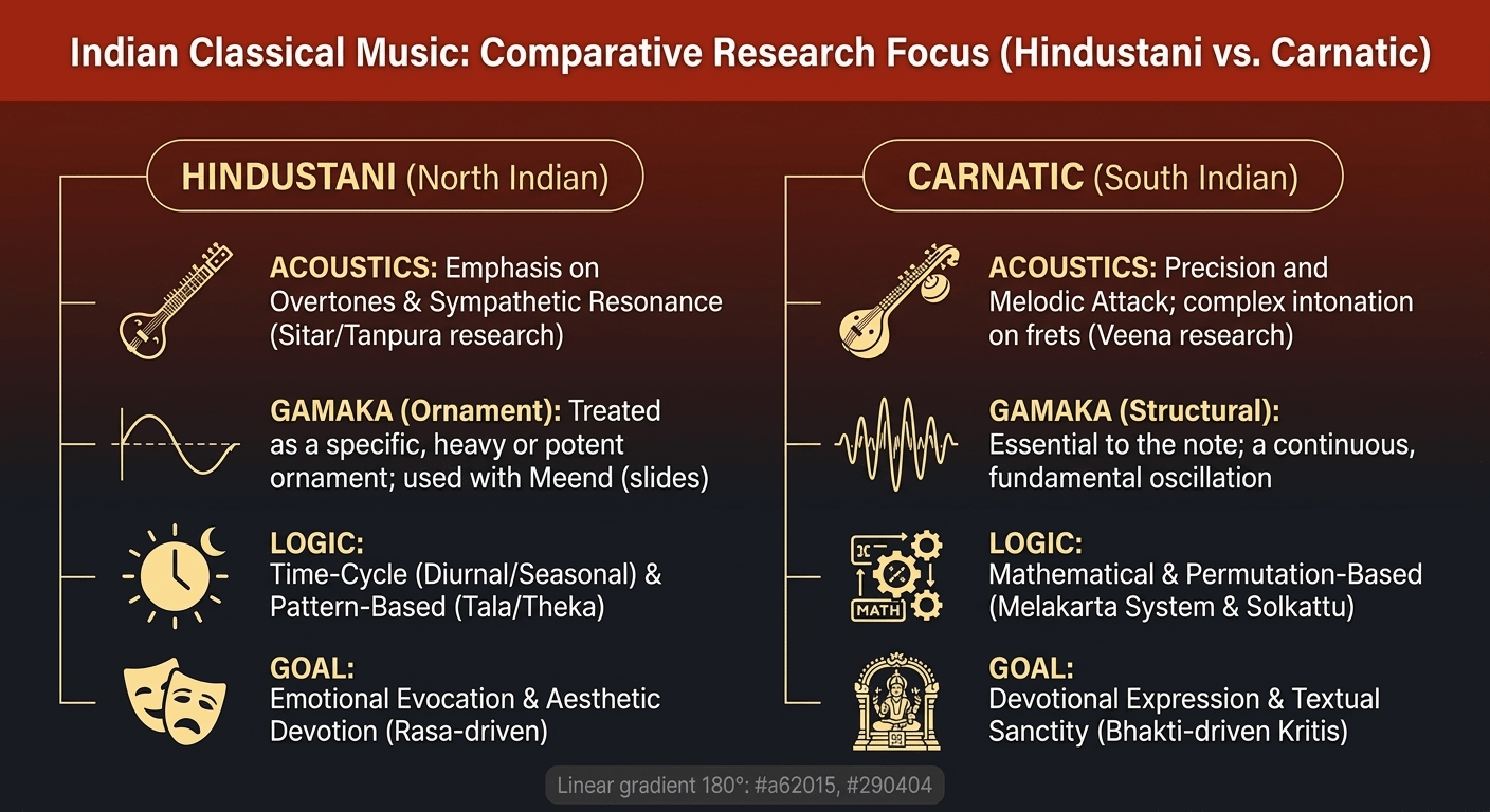 Carnatic Music vs Hindustani Music: What Actually Makes Them Different feature image for this Carnatic music guide