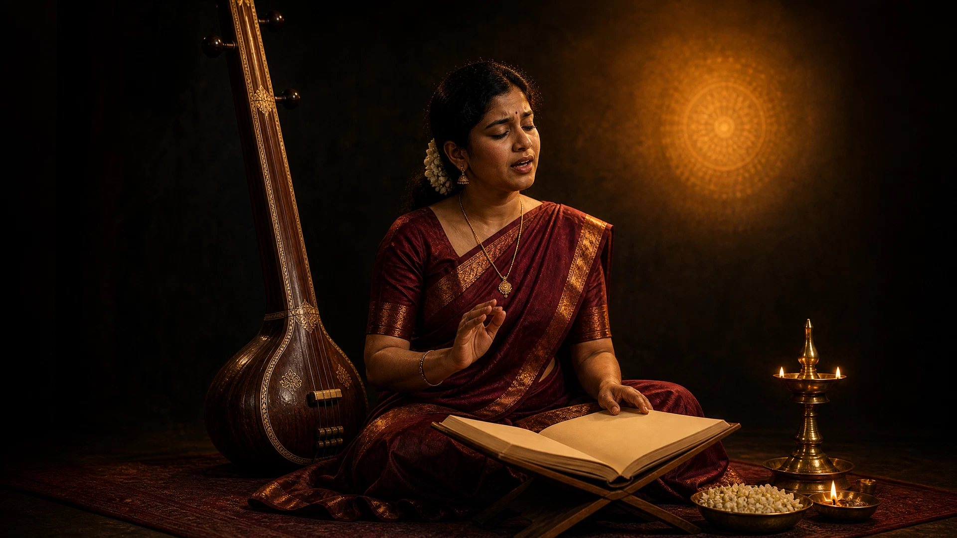 Eesha Ninna Charana Bhajane: Complete Meaning and the 24 Names of Keshava Explained feature image for this Carnatic music guide