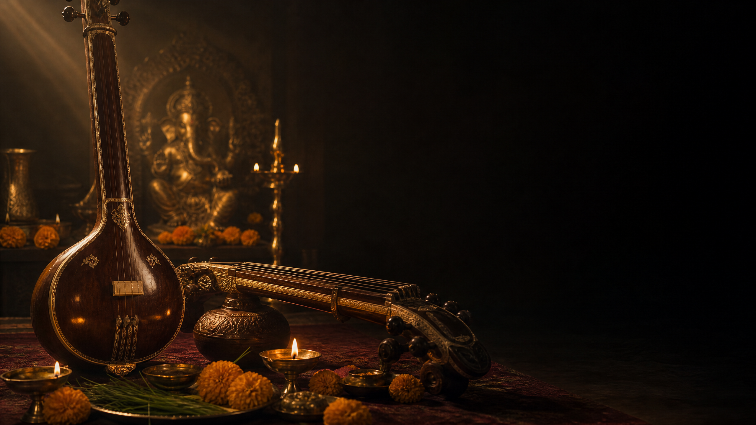 Ganesh Chaturthi and Carnatic Music: A Beginner’s Listening Guide feature image for this Carnatic music guide
