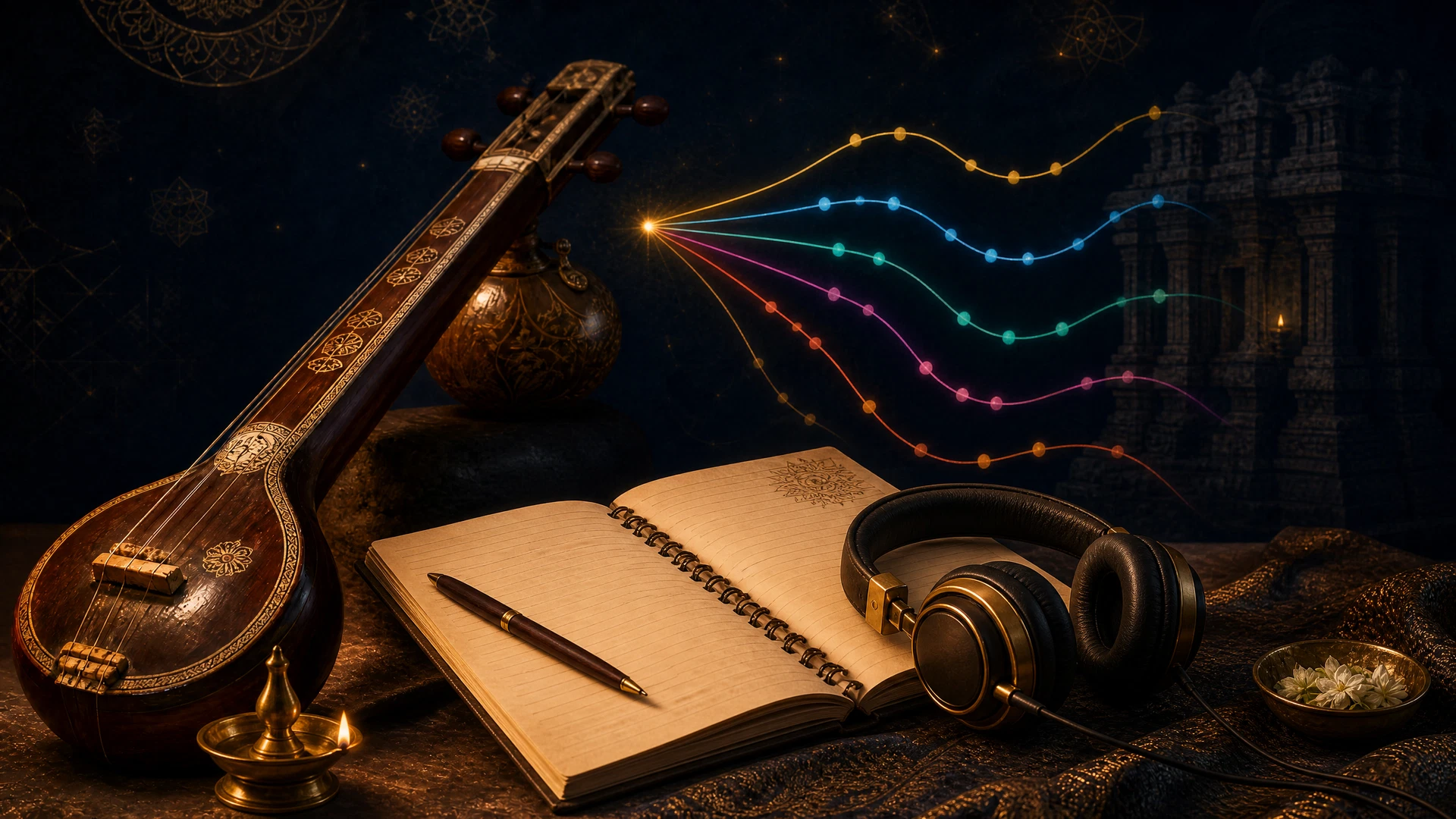 How to Identify a Raga by Listening: A Patient Beginner’s Method feature image for this Carnatic music guide