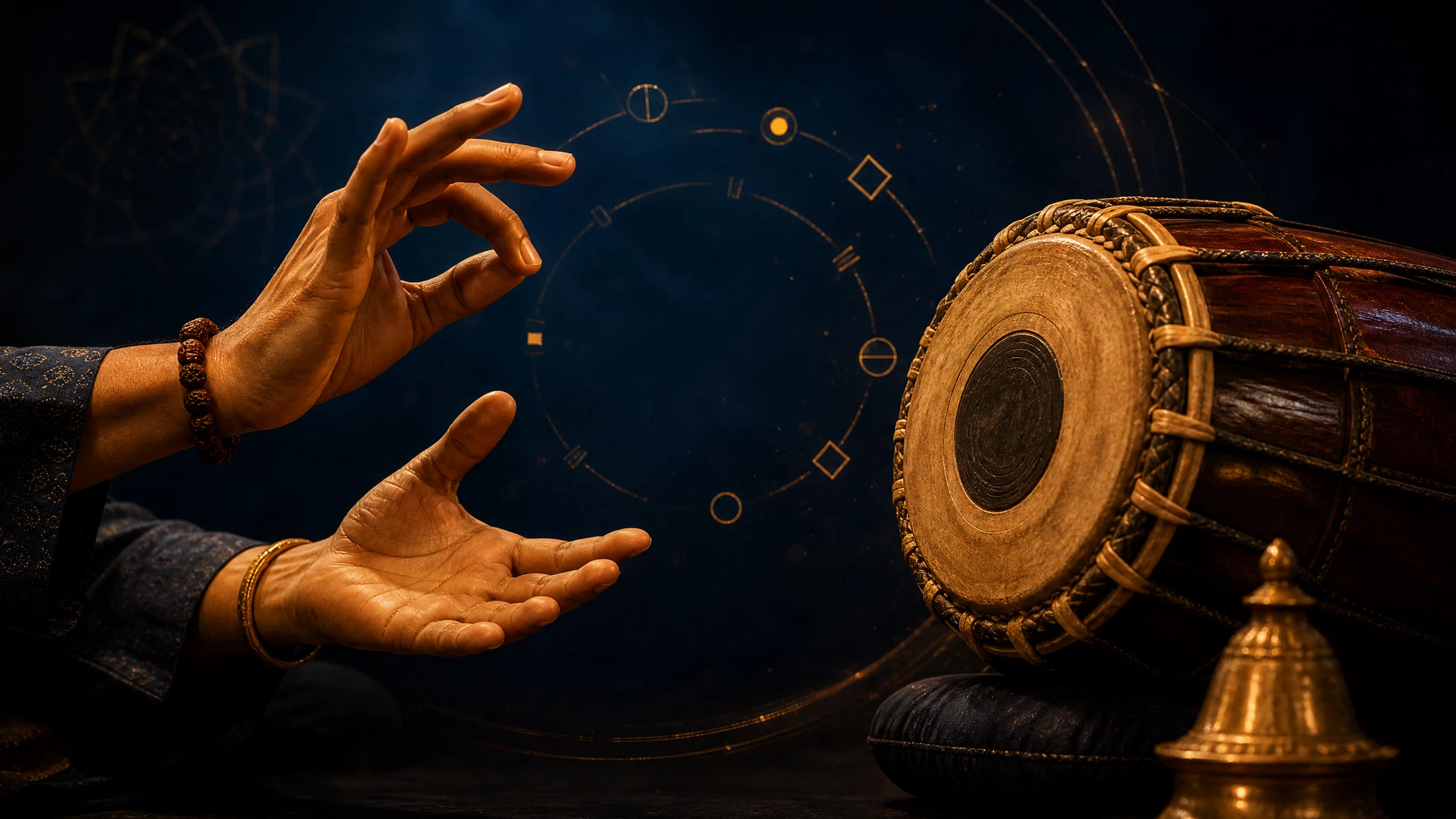Konnakol Explained: Hearing Carnatic Rhythm Through Spoken Syllables feature image for this Carnatic music guide