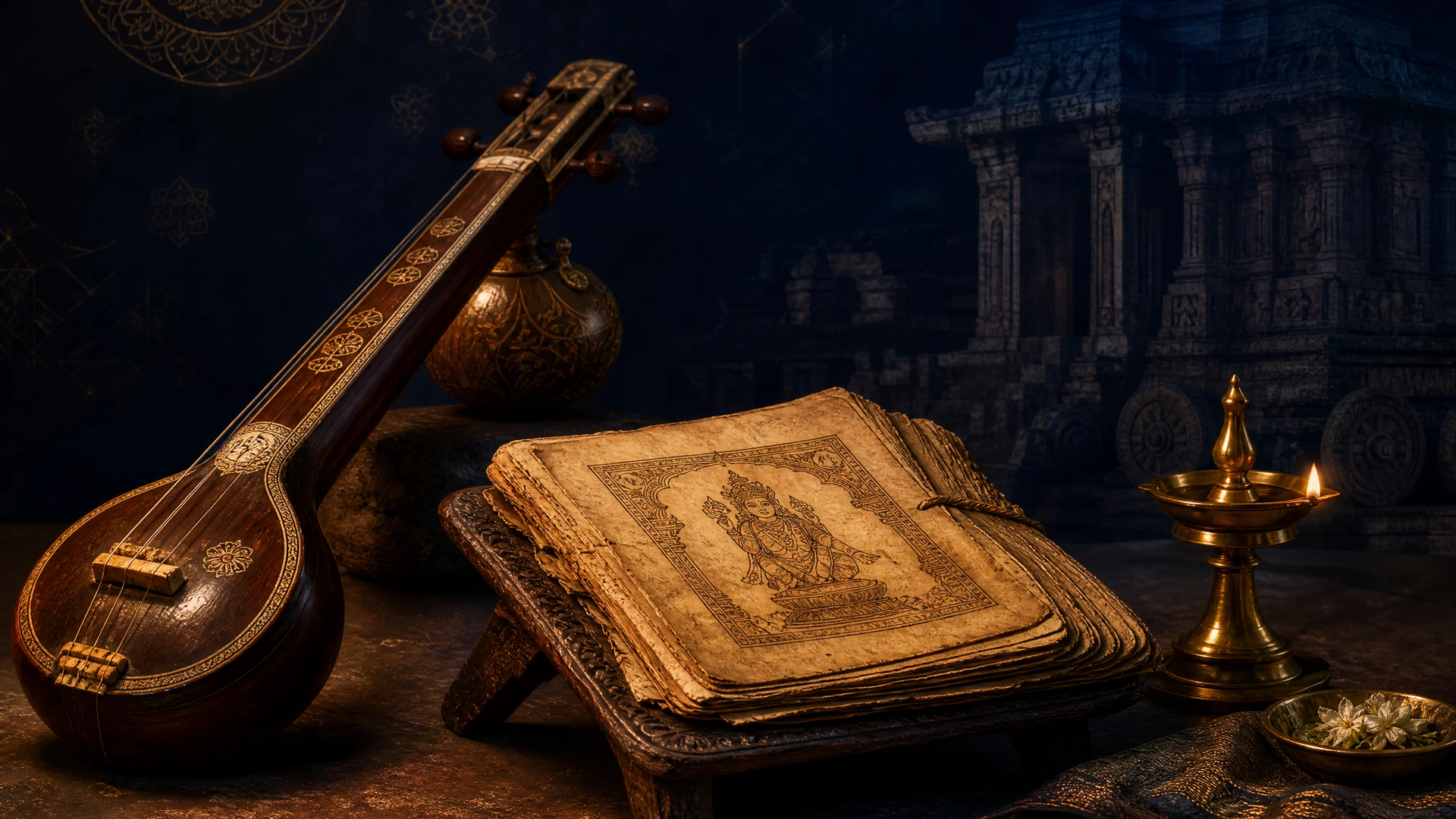What Are Dasarapadas? The Devotional Songs That Built Carnatic Music feature image for this Carnatic music guide