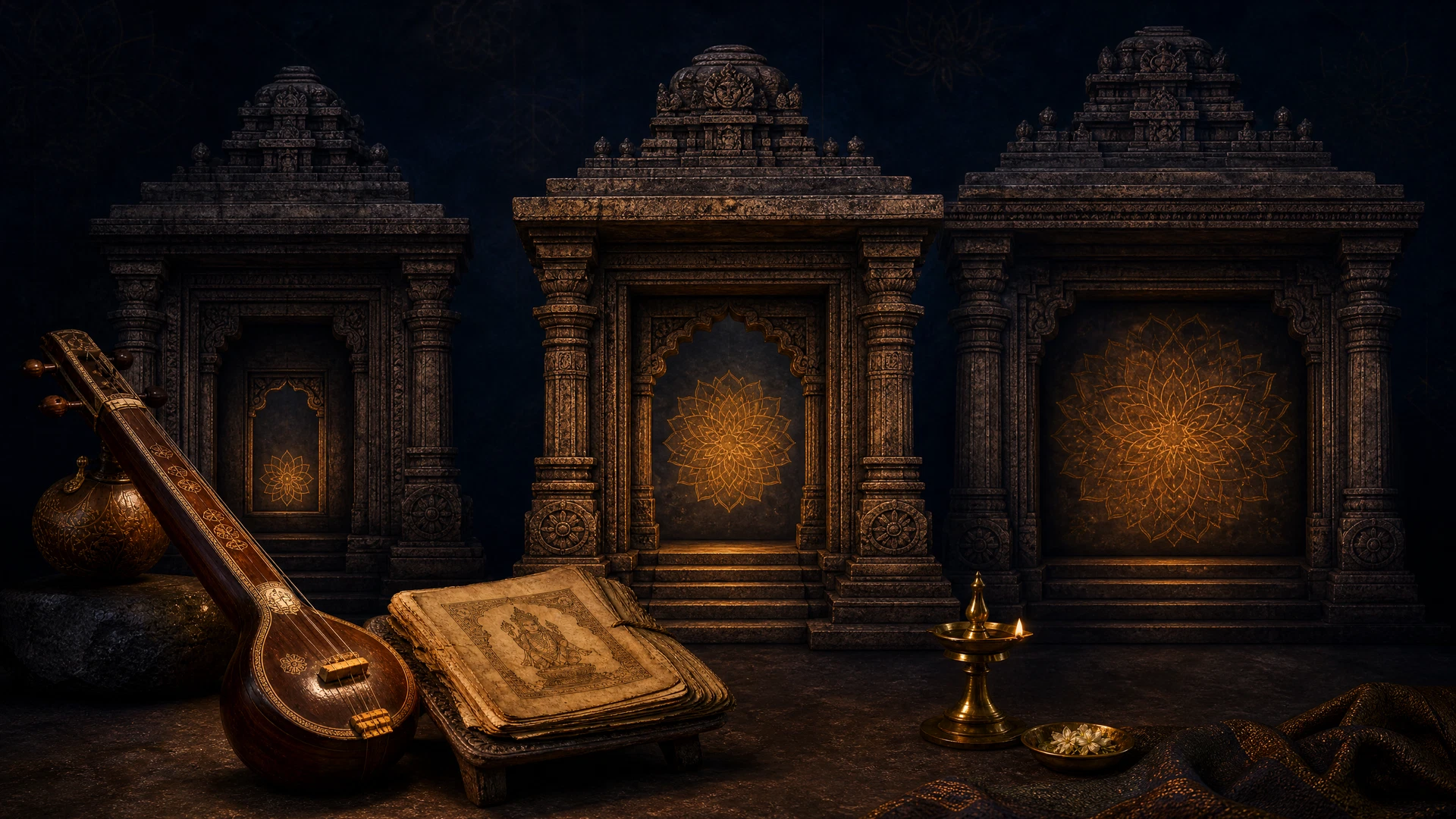 What Is a Kriti? Understanding Pallavi, Anupallavi, and Charanam feature image for this Carnatic music guide
